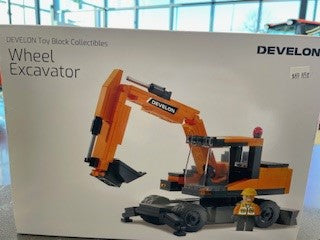 DEVELON Toy Block Collection- Wheel Excavator