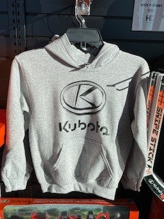 Kids Pullover Hoodie- Grey