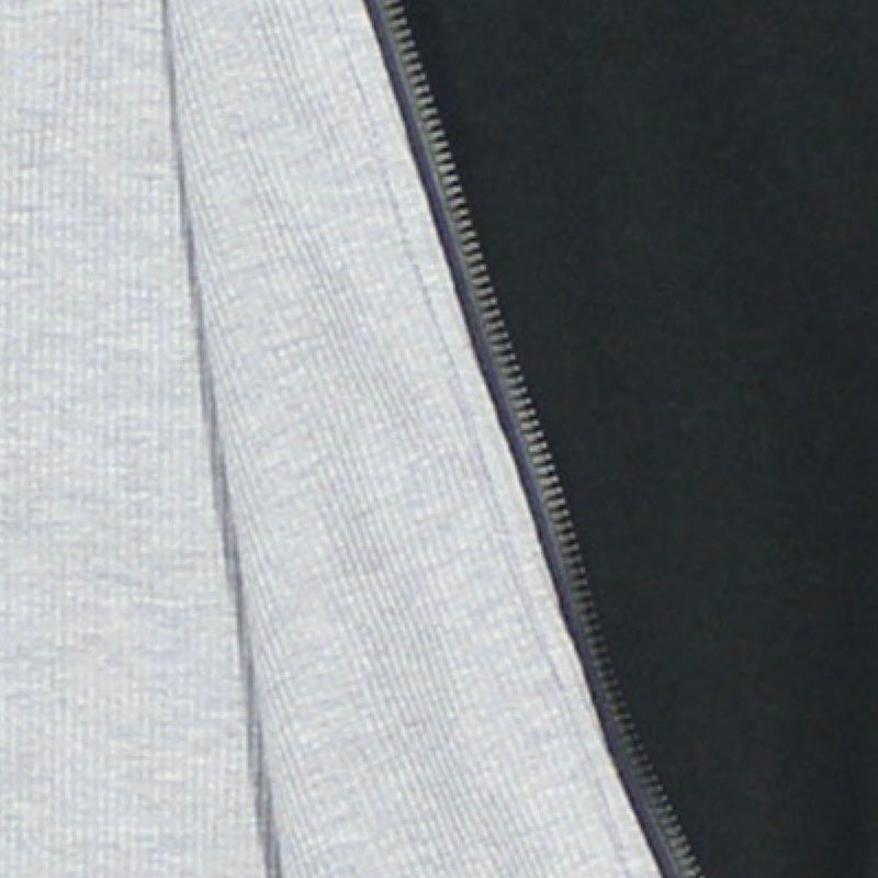 Alpha Full Zip Fleece- BLACK/GREY