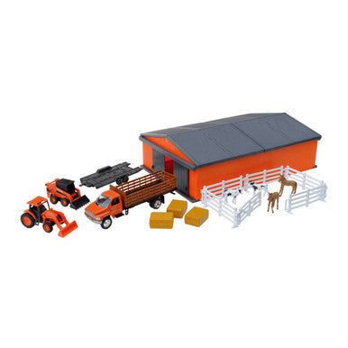 Farm Equipment & Shed Set