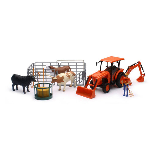 L6060 Tractor with Ranch Cows Playset