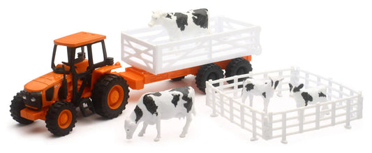 M5-111 Tractor with Cows Play set