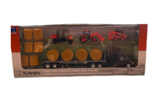 Farm Tractor Semi Playset