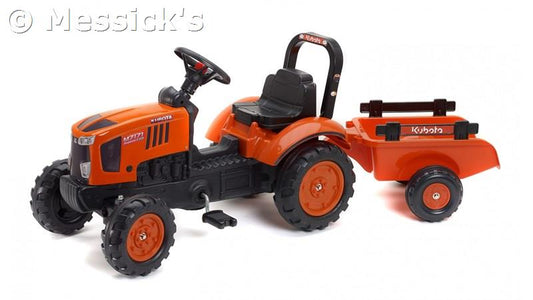 KUBOTA TOY - M7-171 PEDAL TRACTOR WITH TRAILER